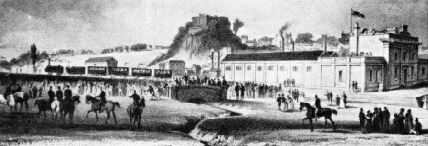 Nottingham Station in 1839