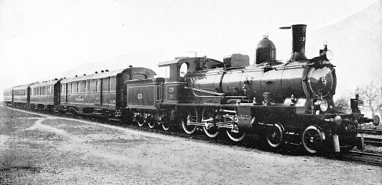 4-6-0 DE GLEHN EXPRESS LOCOMOTIVE ON THE SWISS FEDERAL RAILWAYS