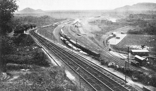 LOOKING OUT TO SEA on the first of the five inclines on the Sao Paulo Railway