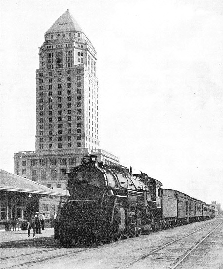 An express at Miami, with passengers who have completed the adventurous journey across the waters of the Gulf of Mexico from Key West