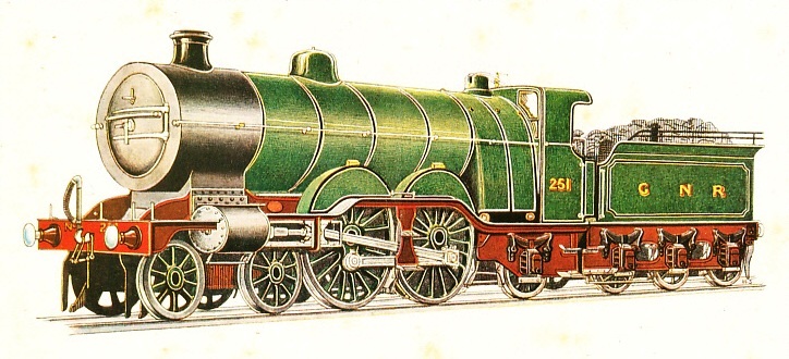 GREAT NORTHERN RAILWAY EXPRESS PASSENGER LOCOMOTIVE, No. 251