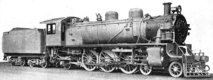 “PACIFIC” TYPE LOCOMOTIVE built for the Tientsin-Pukow Railway