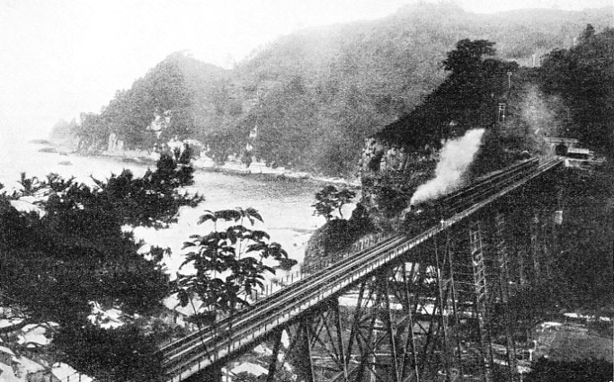 ALONG THE COAST of Japan at Amarube