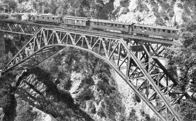 Over the Bietschtal Gorge