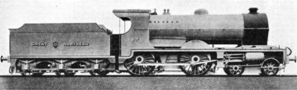 THE“KESTREL, a 4-4-0 used on the Great Northern Railway of Ireland