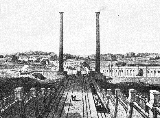 THE APPROACH TO EUSTON STATION IN 1837