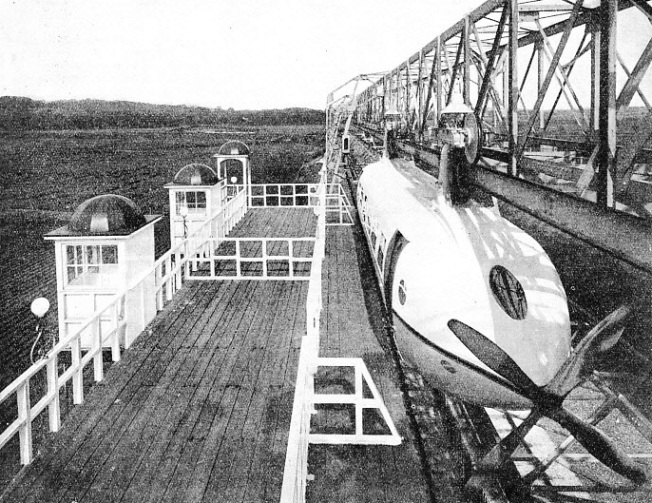 AN AERIAL STATION on the railplane line at Milngavie