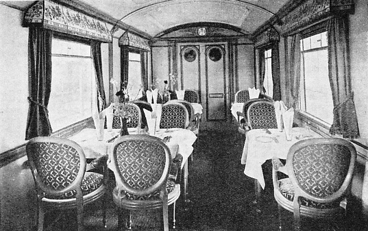 THE “FLYING SCOTSMAN” includes superb restaurant cars in its make-up