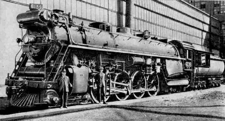 4-8-4 Express Locomotive Confederation (6100) Class, Canadian National Railways