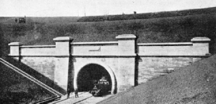 The English entrance to the Severn Tunnel