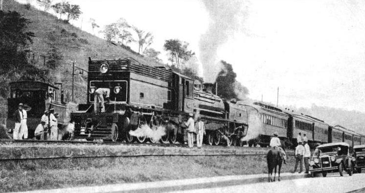 A “BEYER-GARRATT” LOCOMOTIVE built for the Leopoldina Railway