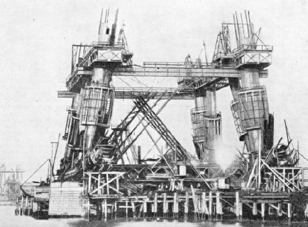 The rising columns of the Queensferry cantilever