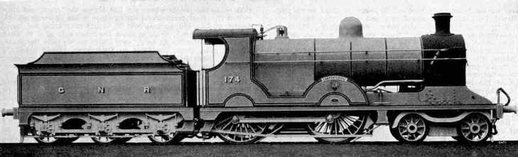 GNR (Ireland) 4-4-0 locomotive No. 174 Carrantuohill