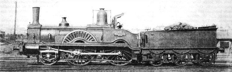 "Phlegon", a 2-4-0 locomotive designed by Joseph Beattie