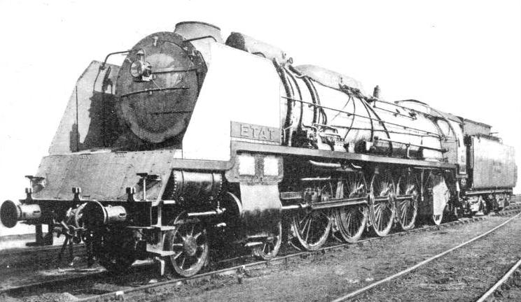 MODERN “MOUNTAIN” EXPRESS LOCOMOTIVE on the French State Railways