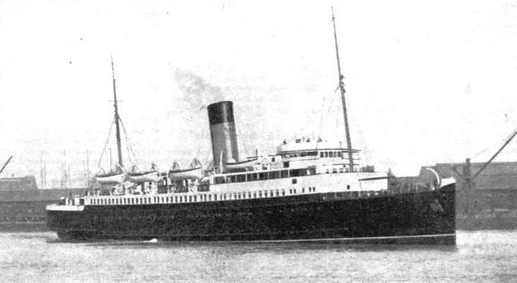 The Canterbury steaming out of Dover Harbour