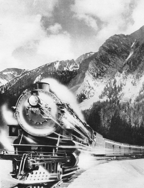 The "North Coast Limited" in the Rocky Mountains